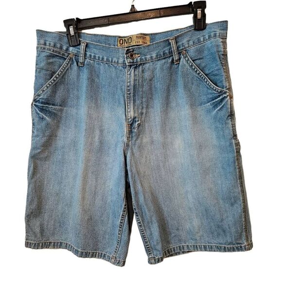 Old Navy Vintage Collection Painter Shorts sz 36 - Picture 1 of 9